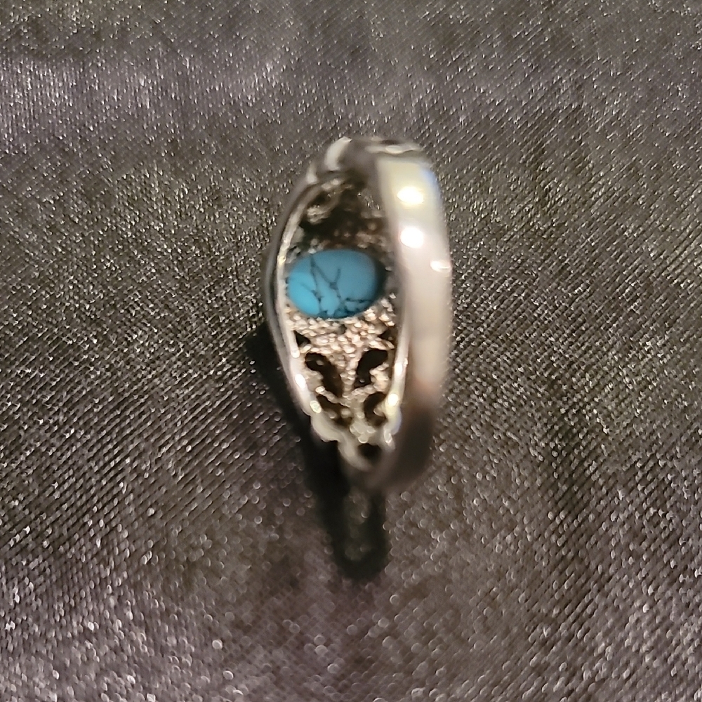 Seta Turquoise Sterling Silver Ring - image 6